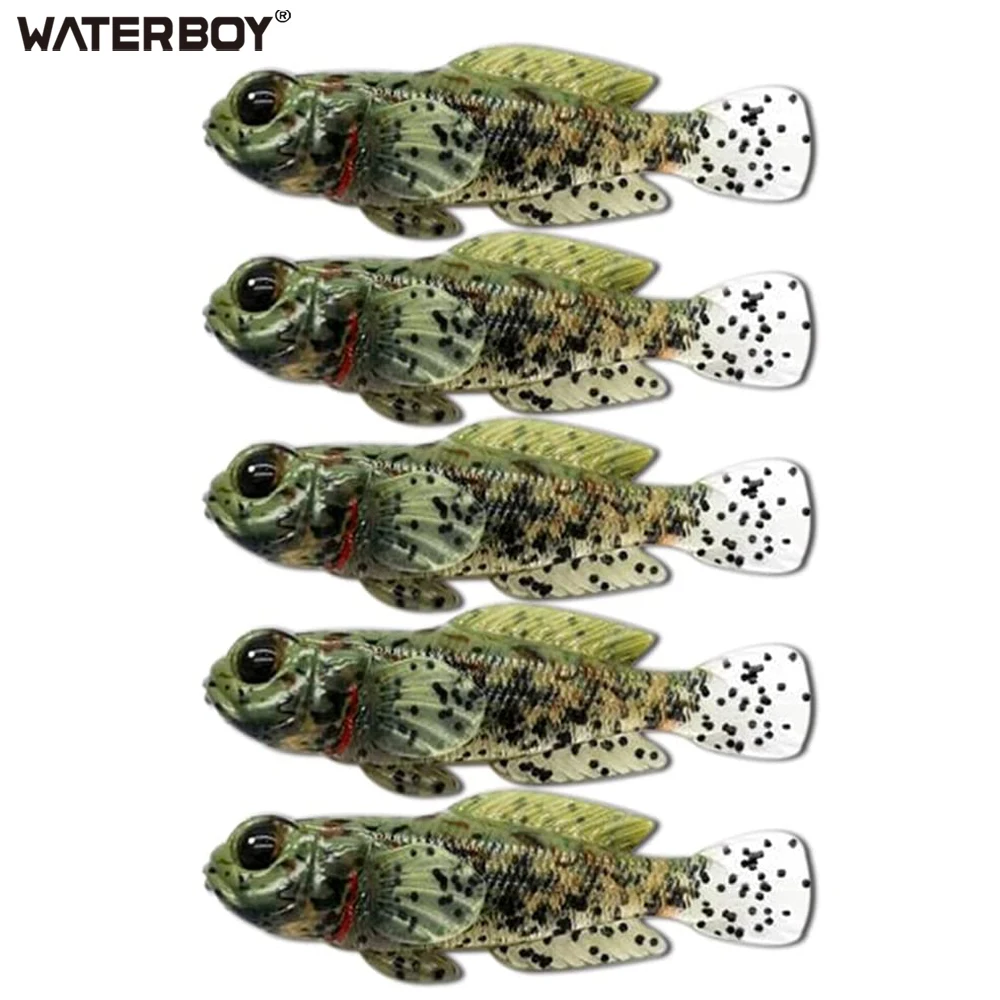 Premium Goby Soft Bait Fishing Lure Set - 5 Pack