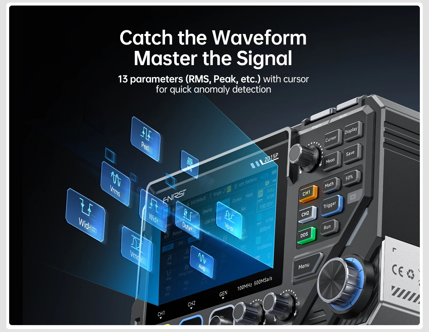 2D15P 3-in-1 Touch Screen Repair Device: 2-Channel, 100MHz,for home appliance or