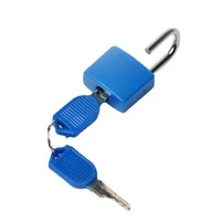 8 шт. мини-замок из цинкового сплава, красочный дорожный противоугонный замок, пластиковый чехол, ящик, багажный замок для школьного общежития, шкафчик для спортзала — изображение 4