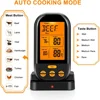 ANYOHOE Wireless Digital Meat Thermometers Remote Cooking Food Barbecue Grill Thermometer with Dual Probe for Oven Smoker BBQ 4