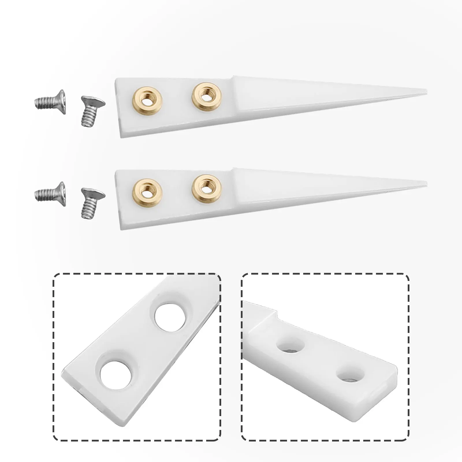 Edelstahl-Pinzette mit Keramikspitzen und Antistatischen Zirkonia-Spitzen in Gerader Form für Industrielle Handhabungsaufgaben – Detail 1