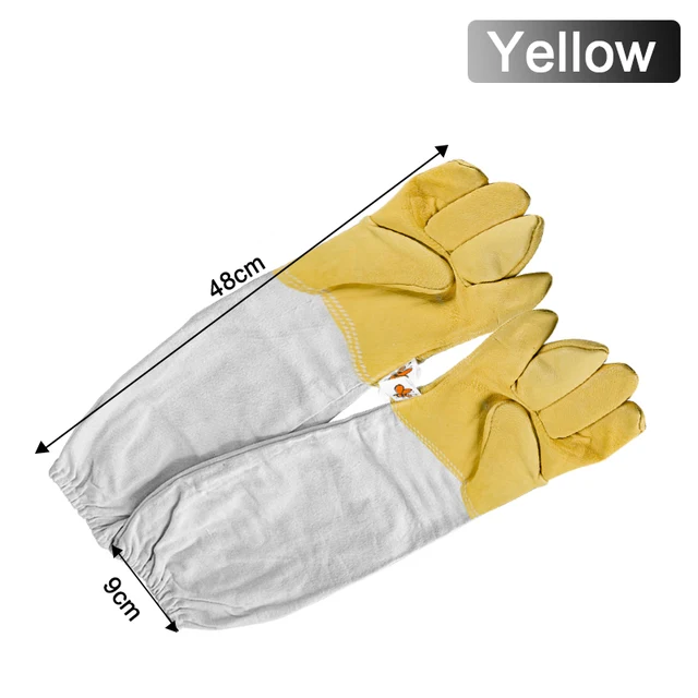 Yellow gloves