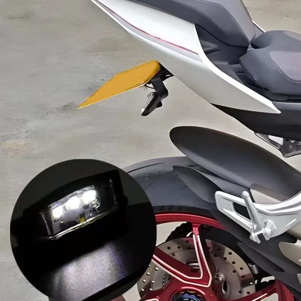QJMOTOR SRK 921 SRK 800 GSR800 오토바이 액세서리 라이센스 플레이트 홀더 오토바이 짧은 테일 라이센스 플레이트 브래킷