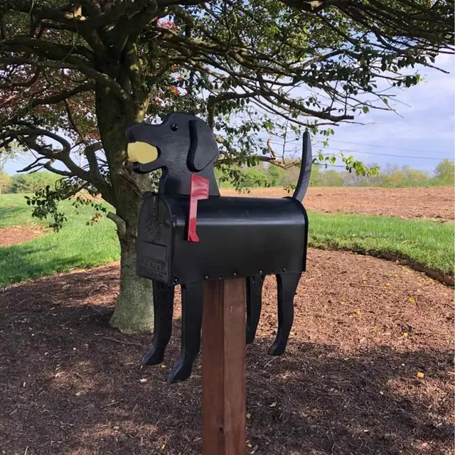 Mini Kerti Állat Alak Postafiók Időjárási És Disznó Posta Doboza A Farm Udvari Teraszhoz Kreatív Kültéri Dekoráció - Image 5