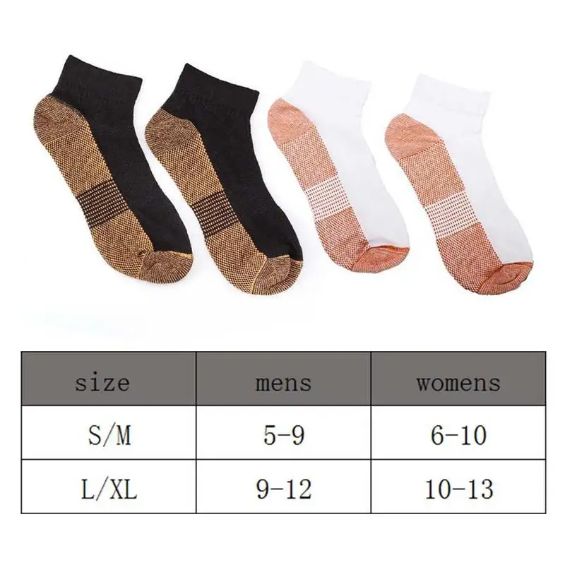 대나무 섬유 순면 스포츠 매직 양말, 구리 섬유, 야외 활동 양말