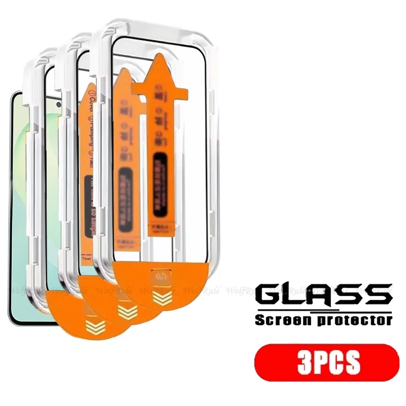Premium Tempered Glass Screen Protector for Samsung Galaxy S26 FE - Full Cover, 9H Hardness, Dust-Free