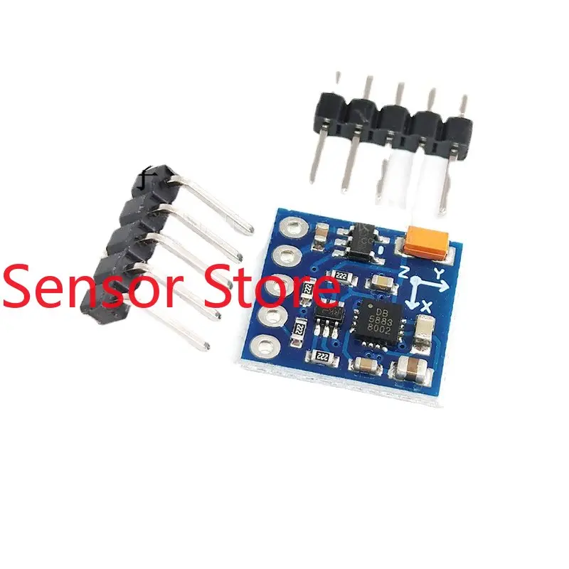 

5PCS GY-271 HMC5883 Electronic Compass/Compass Module/Three Axis Magnetic Field Sensor