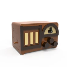 

MOC Radio Decryption Box Puzzle Intelligence Box Buidling Blocks Bricks Parts Assemble Edu DIY Toy Playset Kid Gift Decoration