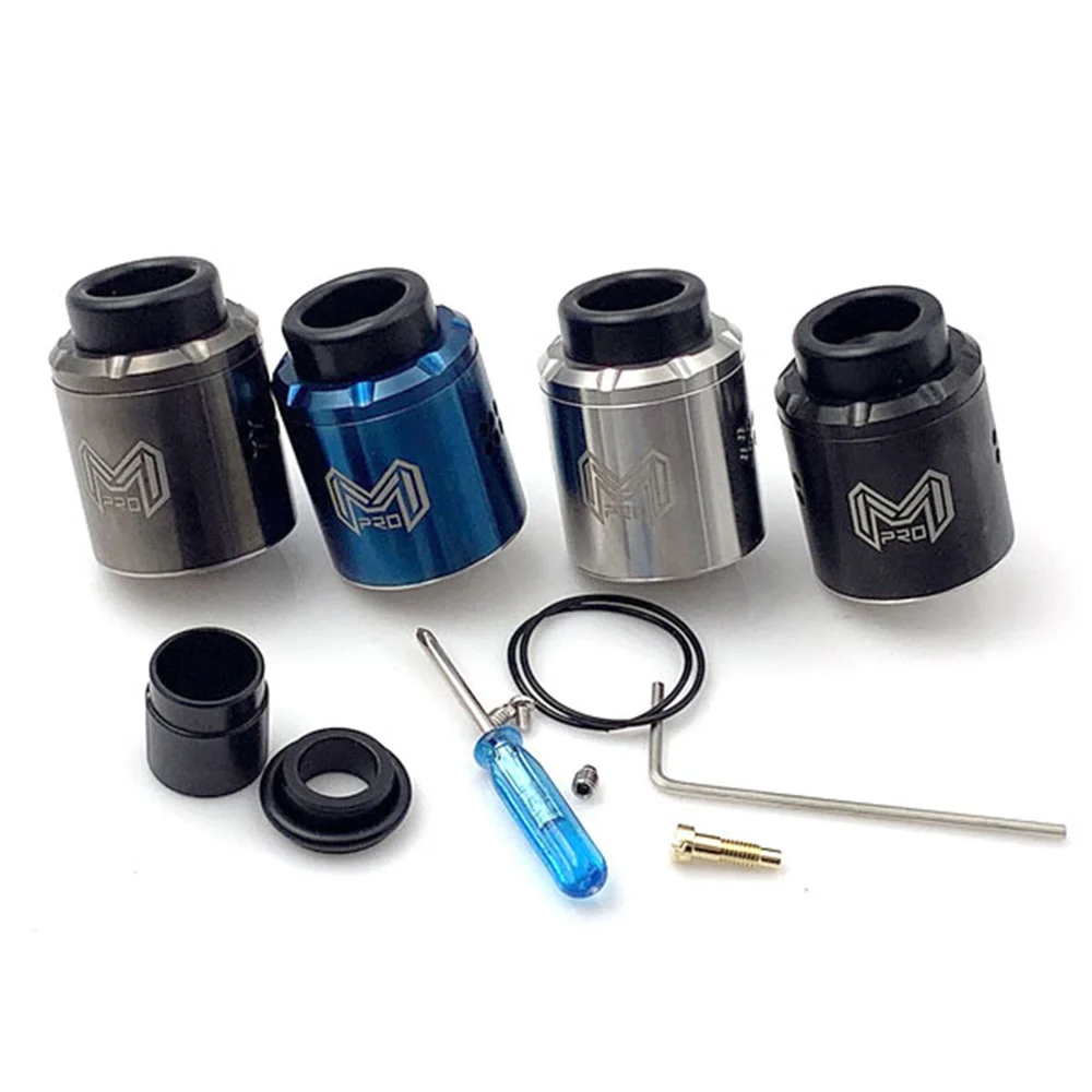 

E-Cigarettes Mesh Pro RDA Atomizer 25mm Rebuilding Coils Drip Tip With 510 Drip tip Adapter Atomizer Vape vs Dead Rabbit V3 RDA