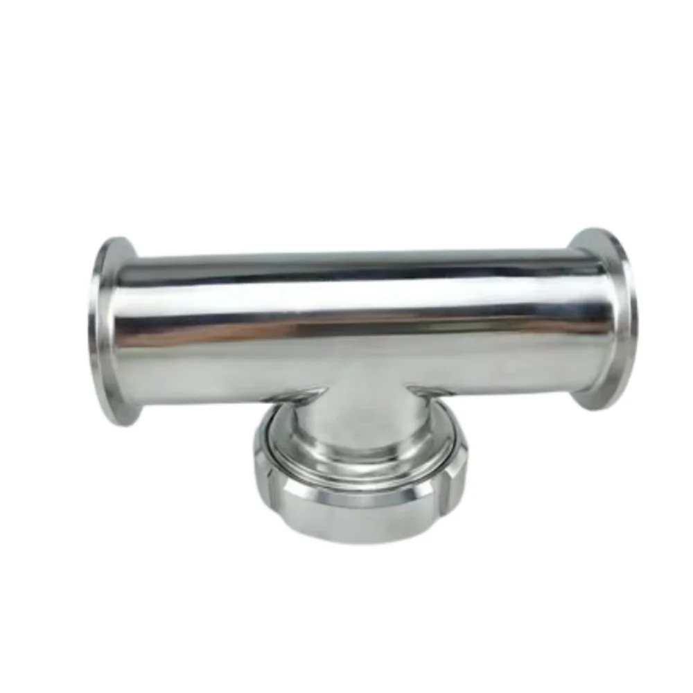 4"(102mm)OD119mm Tri-Clamp Sight Glass Tee For Distillation, Homebrew Beer Equipment,Stainless Steel Flute Reflux Column Still