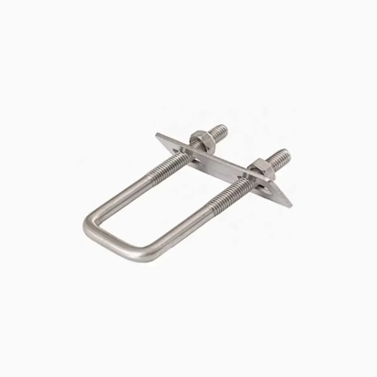 Rechtwinkliger U-Bolzen aus Edelstahl 304, quadratische Rohrklemme zur Befestigung von M6 M8 – Detail 4