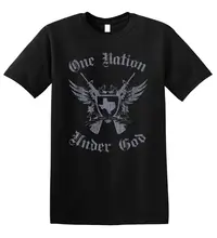 

One Nation Under God. Texas Patriotic Christ Religion Mens T-Shirt. Summer Cotton Short Sleeve O-Neck Unisex T Shirt New S-3XL