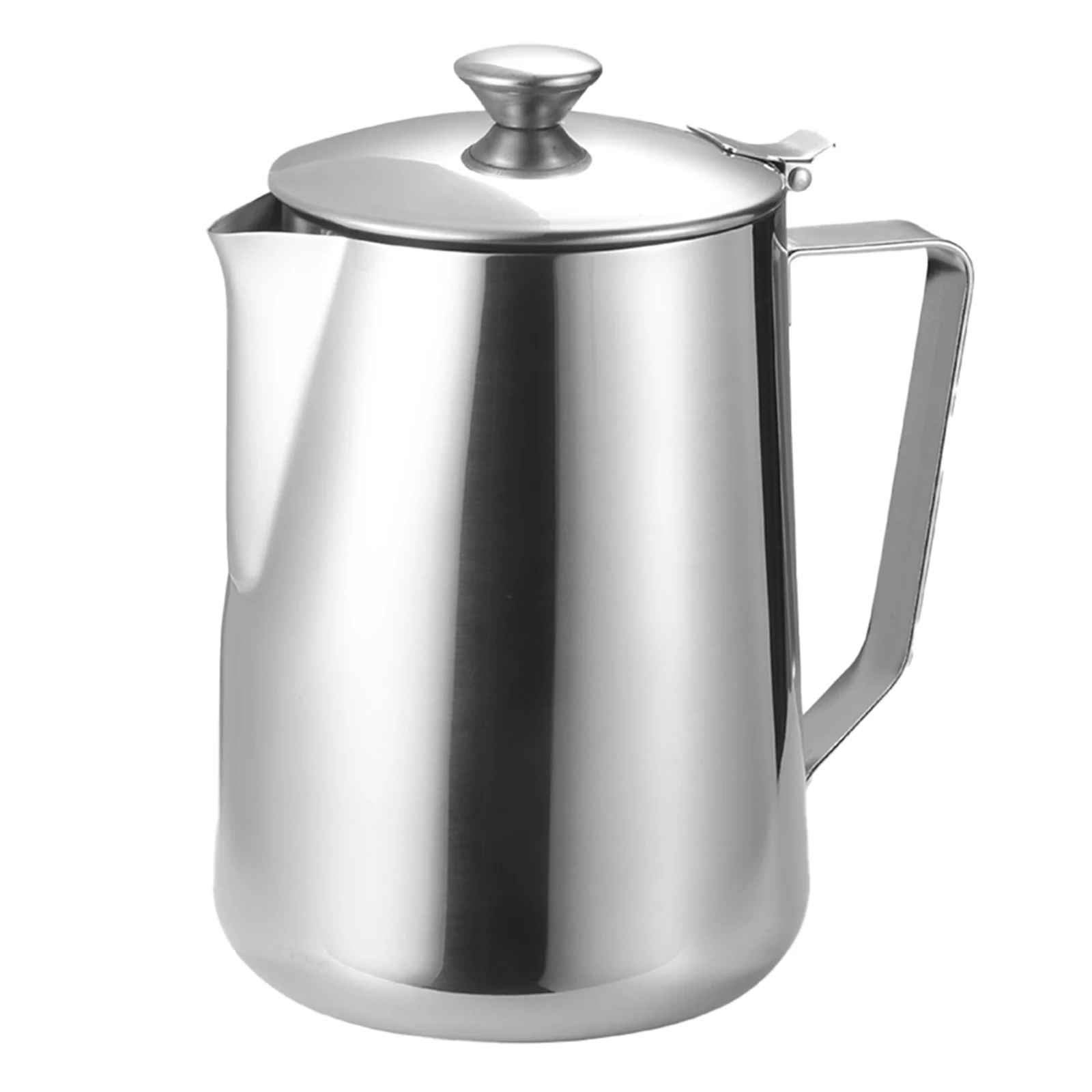 Create Fantastic Milk Coffee Foam Kettle Milk Frothing Coffee Proper Special Lid Design Thick And Comfortable Body