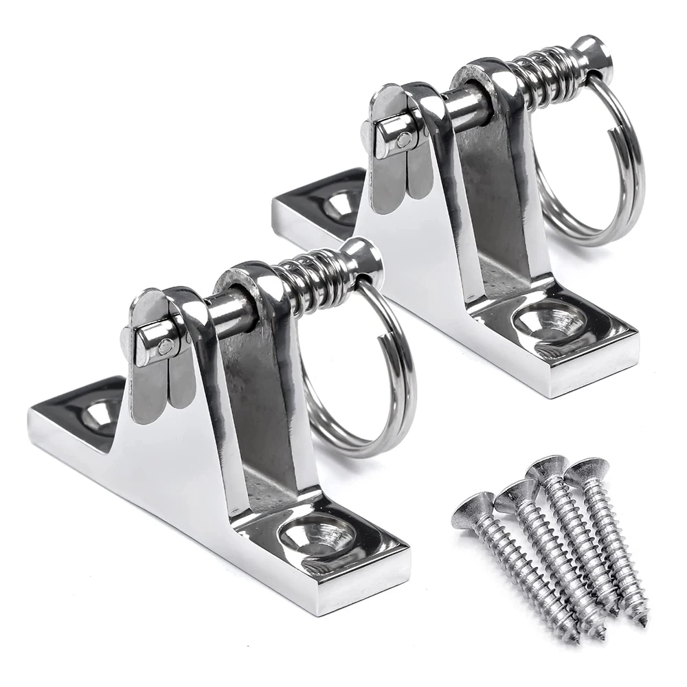 

2 шт., аксессуары для яхт, из нержавеющей стали Bimini лодка