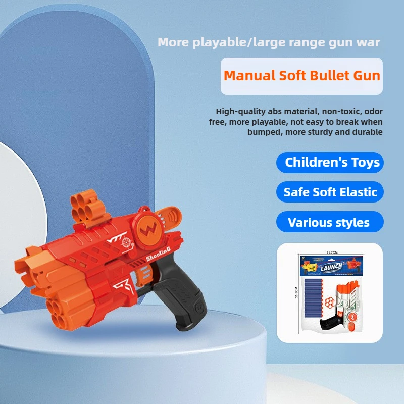 EVA Soft Bullets Toys Gun Kids Refill Hollow Head Darts Ball Weapons Pistols Guns Pellet Shooting Games 2