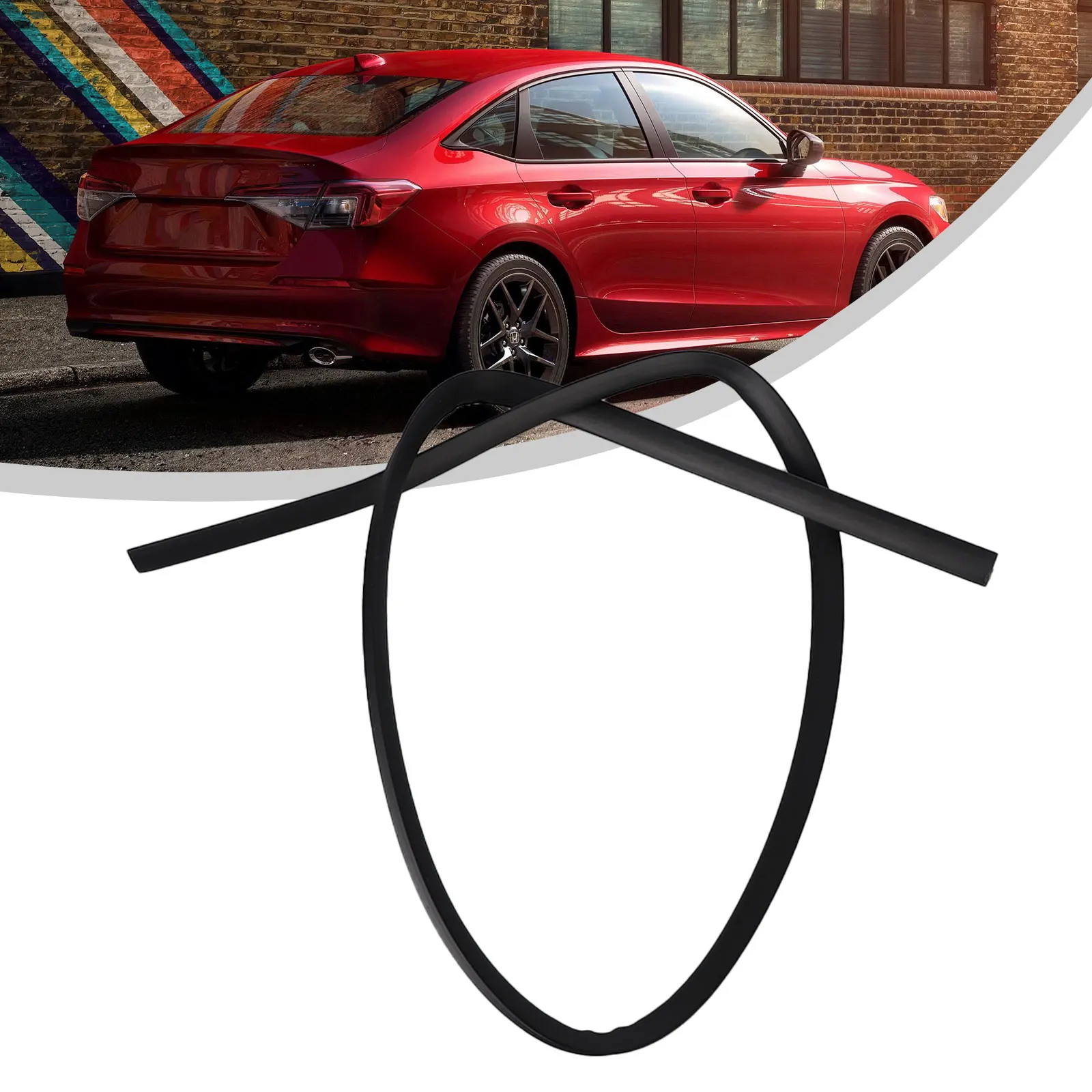 Windshield Reveal Surround Molding Trim For Honda Civic 2006-2011 73150-SNA-003 Front Trim Glass Adhesive Strips