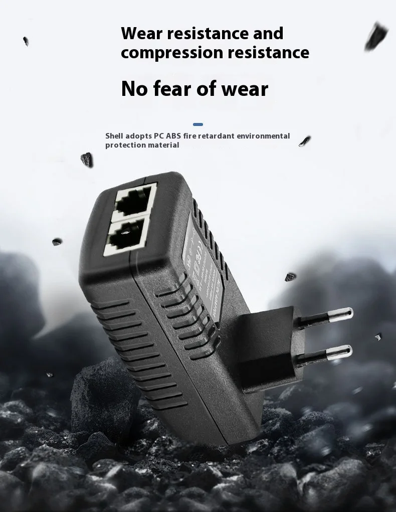 POE Power Supply Adapter Security Surveillance 48V 0.5A EU/US Plug For Injector Ethernet IP Camera POE Switch NVR Router