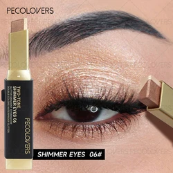 Dual - Tone Glitter Eyeshadow Stick - High Pigmentation, Six Color Choices, Gradient Effect, Effortless Application, Portable & Lightweight Design (06)
