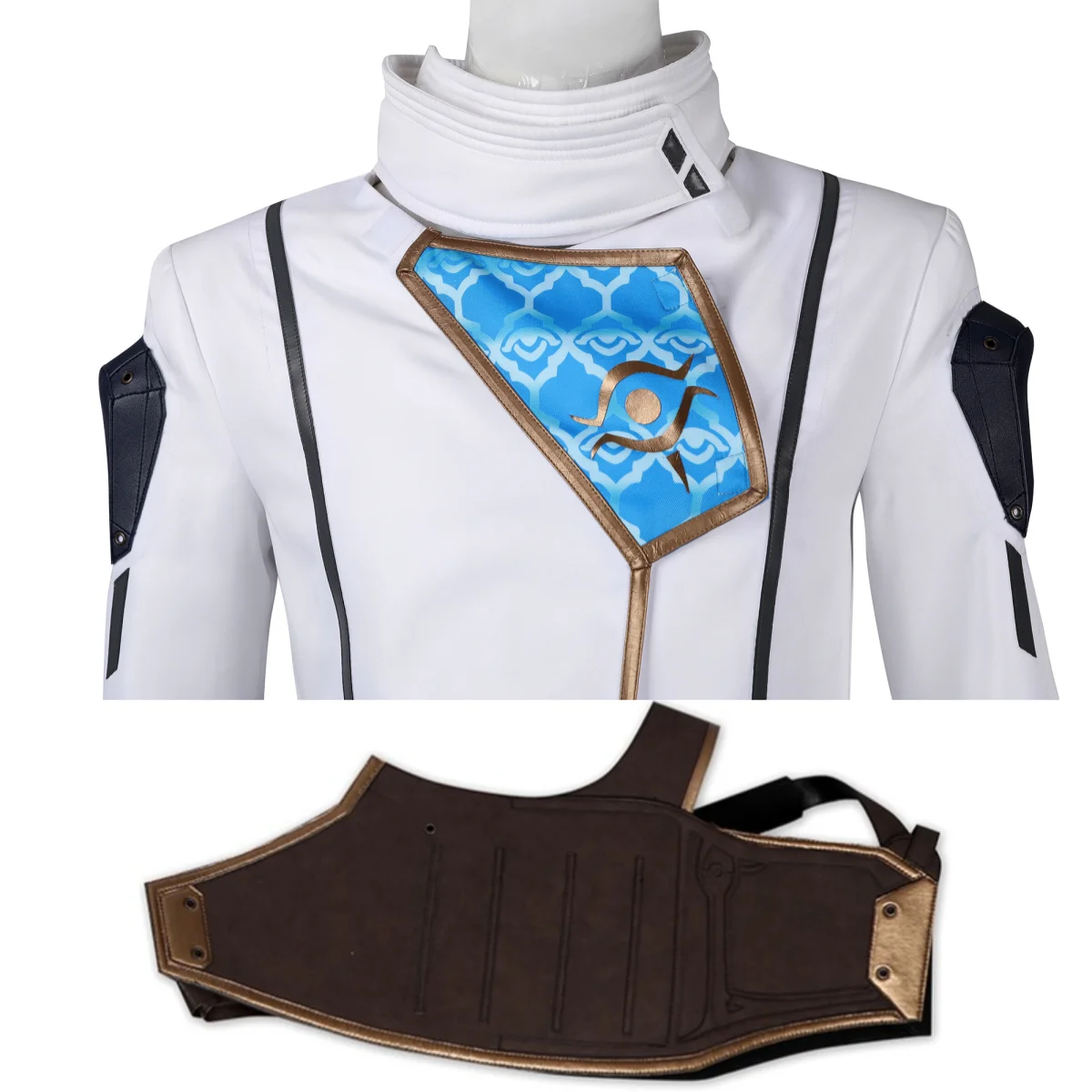 thumbnail image 1 of Disfraz de cosplay de Game Cypher Valorant, sombrero, abrigo, pantalones, accesorios, conjunto completo y artículos individuales se venden en tamaño personalizado, 1 of 5