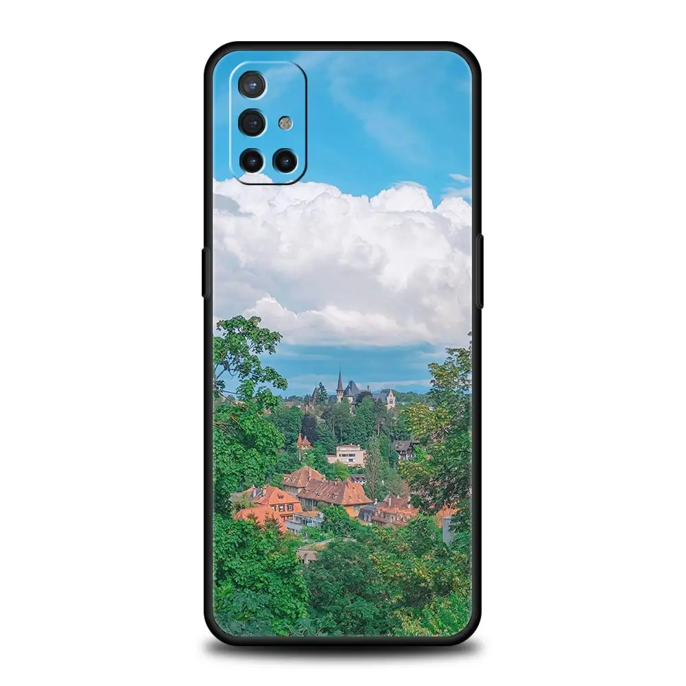 Blue Sky White Cloud Home Smartphone Case - Stylish Protective Cover