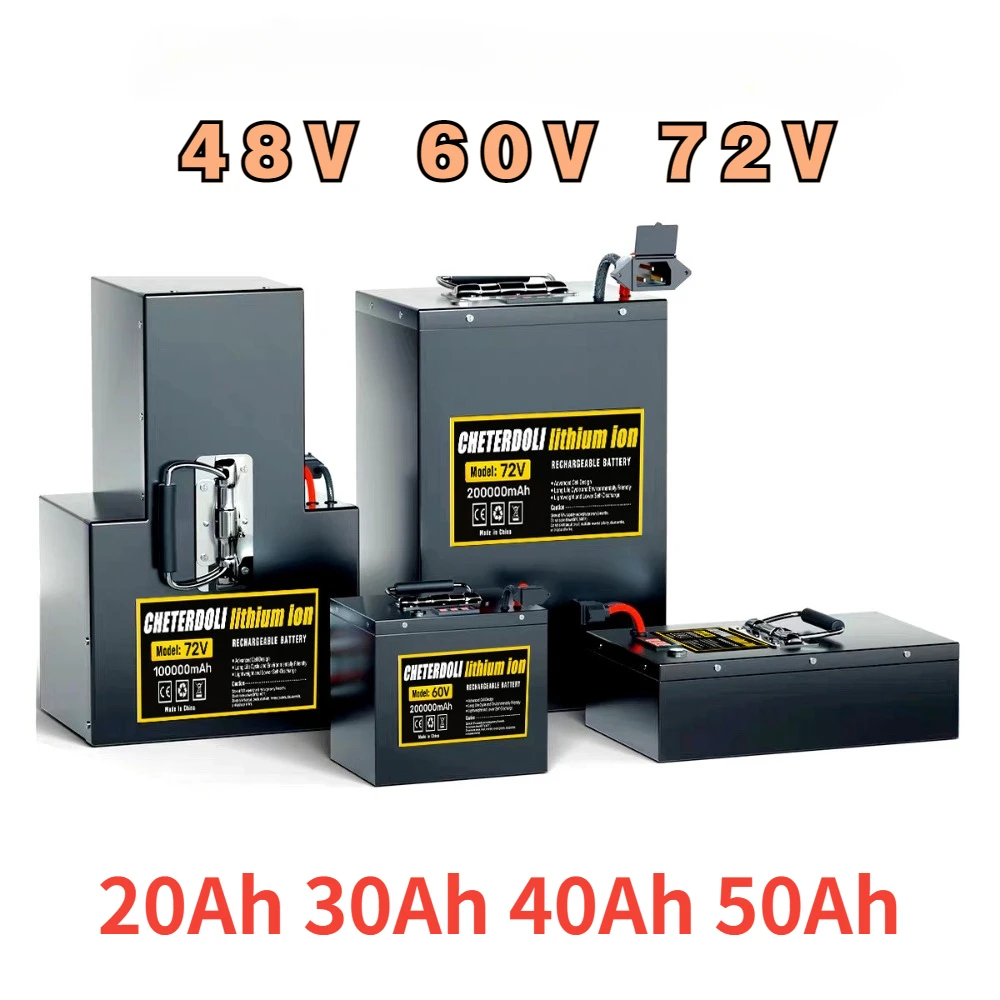 

Electric Vehicle Lithium Battery 48V 60V 72V 30Ah 40Ah 50Ah Super Capacity 100km Electric Motorcycle Tricycle Lithium Battery