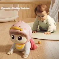 0-12 Months Baby Crawling Toys with Sound Electric Baby Doll Toy for Toddler Learn To Climb Educational Toddler Moving Toy Gift 1