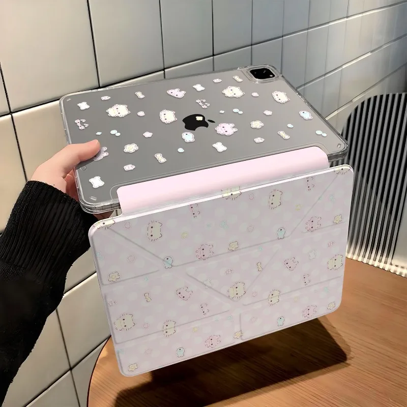 Sleek Pink Smart Case with Pen Holder