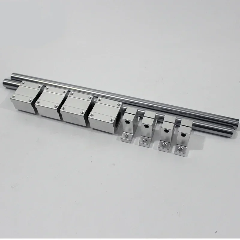 2 Pezzi Albero Lineare 10mm X 400mm - Asta Di Precisione In Acciaio Per Guide Lineari E Cuscinetti - Foto 2