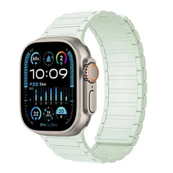 Magnetic Loop Silicone Strap - Ultra 49MM (Soft mint)