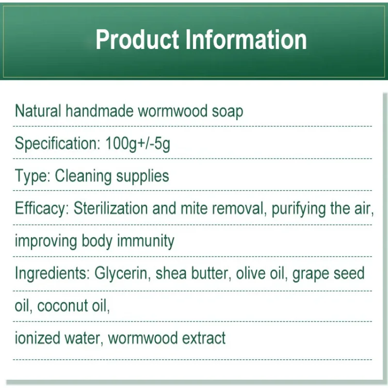 Natural Handmade Wormwood Soap