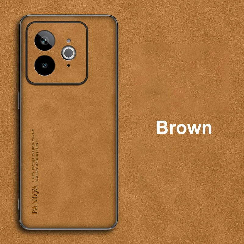 Luxury PU Leather Matte Silicone Protective Phone Case - Sleek and Stylish Back Cover