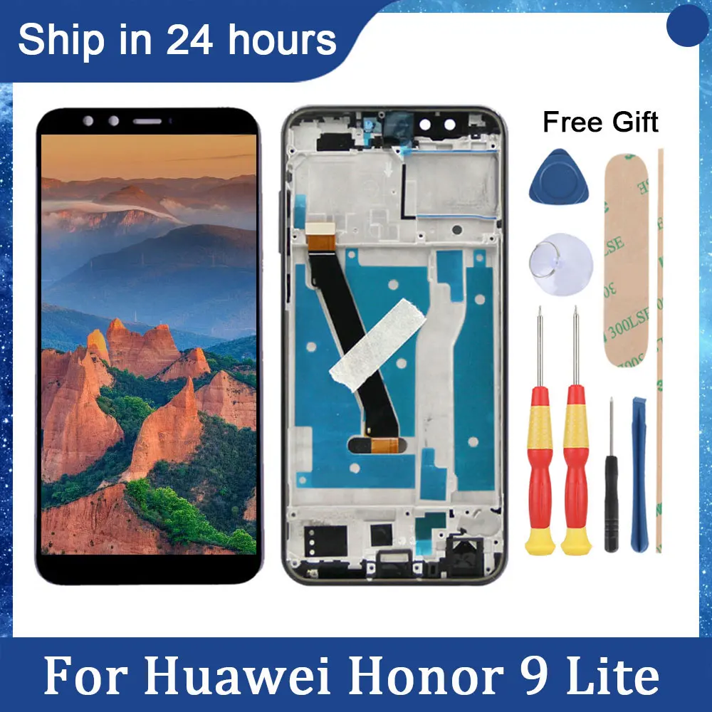 

AiNiCole 5.65'' For Huawei Honor 9 Lite LCD Display Touch Screen Digitizer Assembly LLD-L31 L21 L11 AL00 LCD Screen Replacement