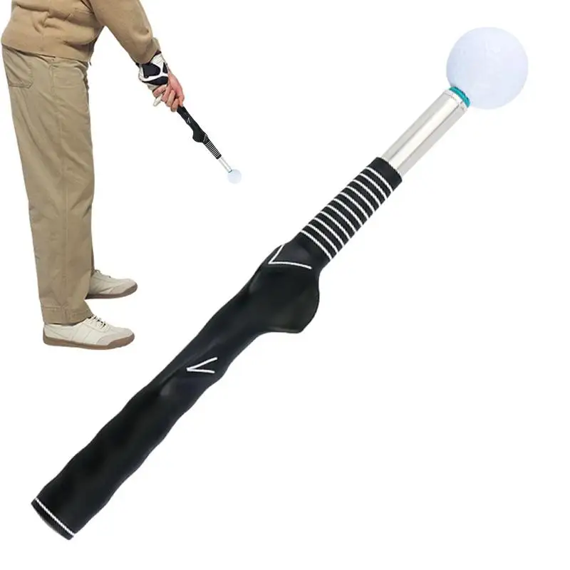 

Golf Club Hand Grip Trainer Retractable Golf Swing Stick Golf Putter Practice Tool For Women Men Beginner For School Lawn Golf