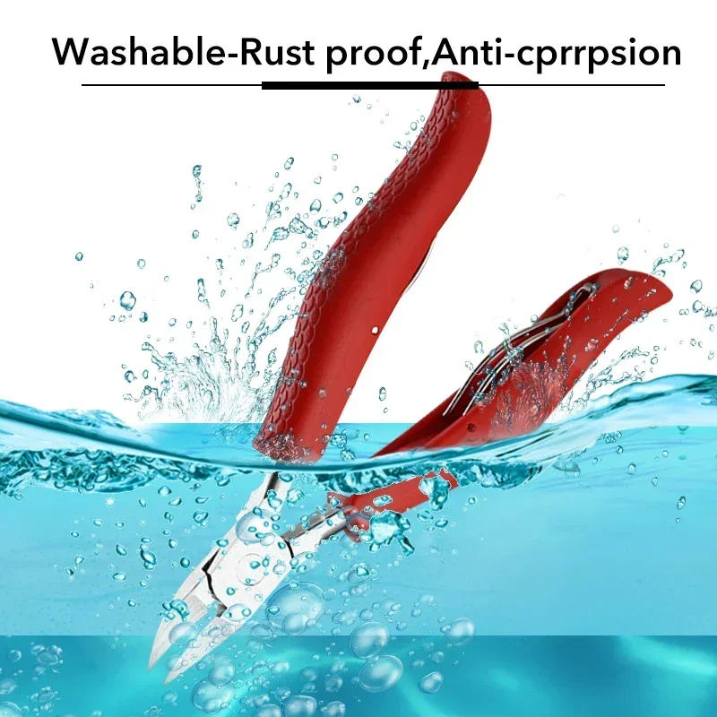 Pedicure Manicure Nippers Cuticle Cutters Cut Paronychia Hand Foot Care Tool Nail Clippers Ingrown Toenail Podiatry Correction