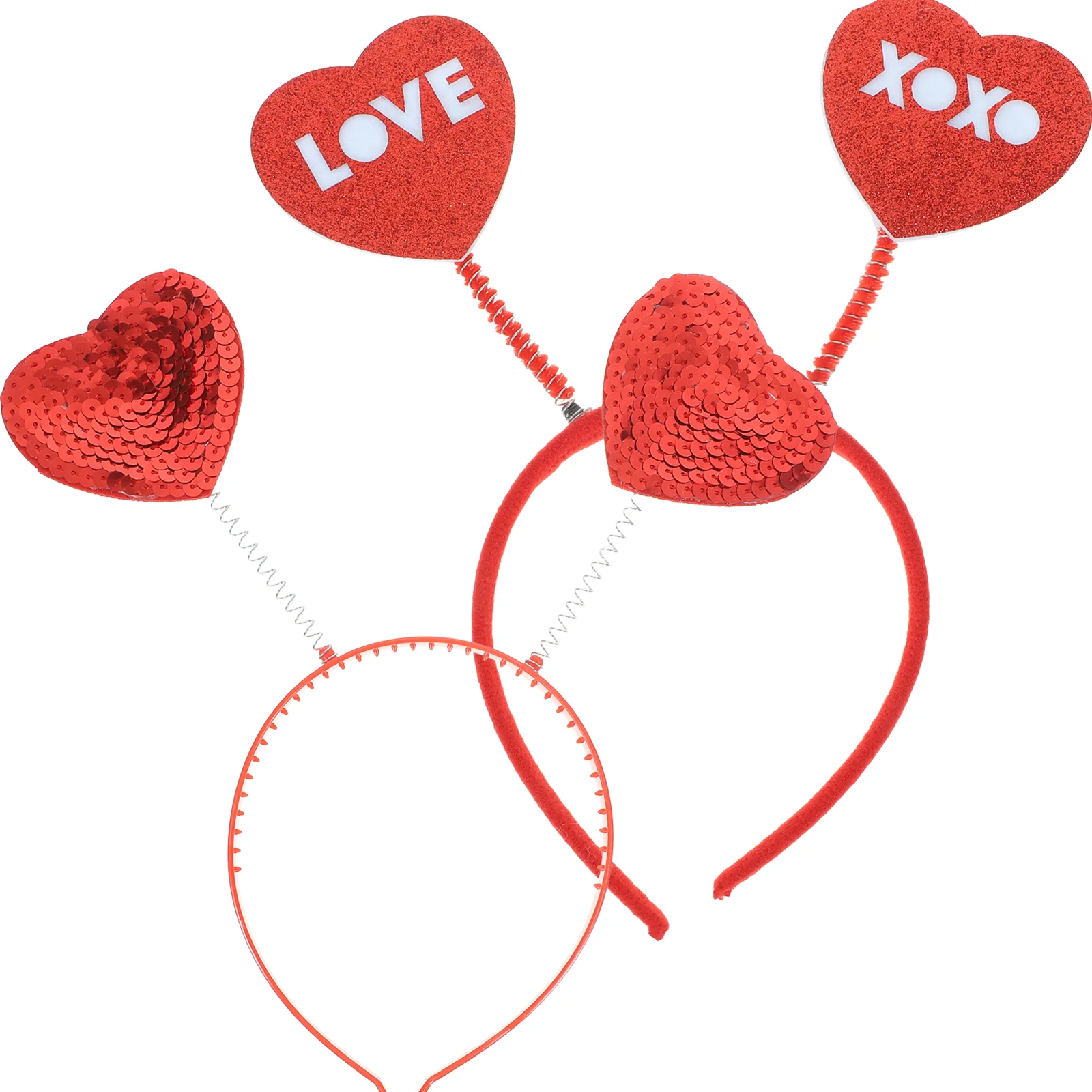 

Heart Headband Hoop Wedding Party Hoops Valentine's Day Accessories Girl Headbands Child Decors Gifts