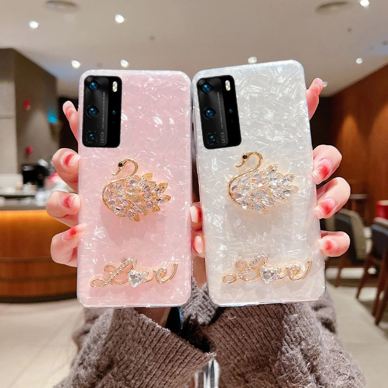 Custodia Per Telefono Per Huawei P40 Pro Plus P40 Lite 5G 6.5 P50 Pro P60 Pro P60 Art Coque Protection Cover Posteriore Morbida Guscio In Gel Di Silic