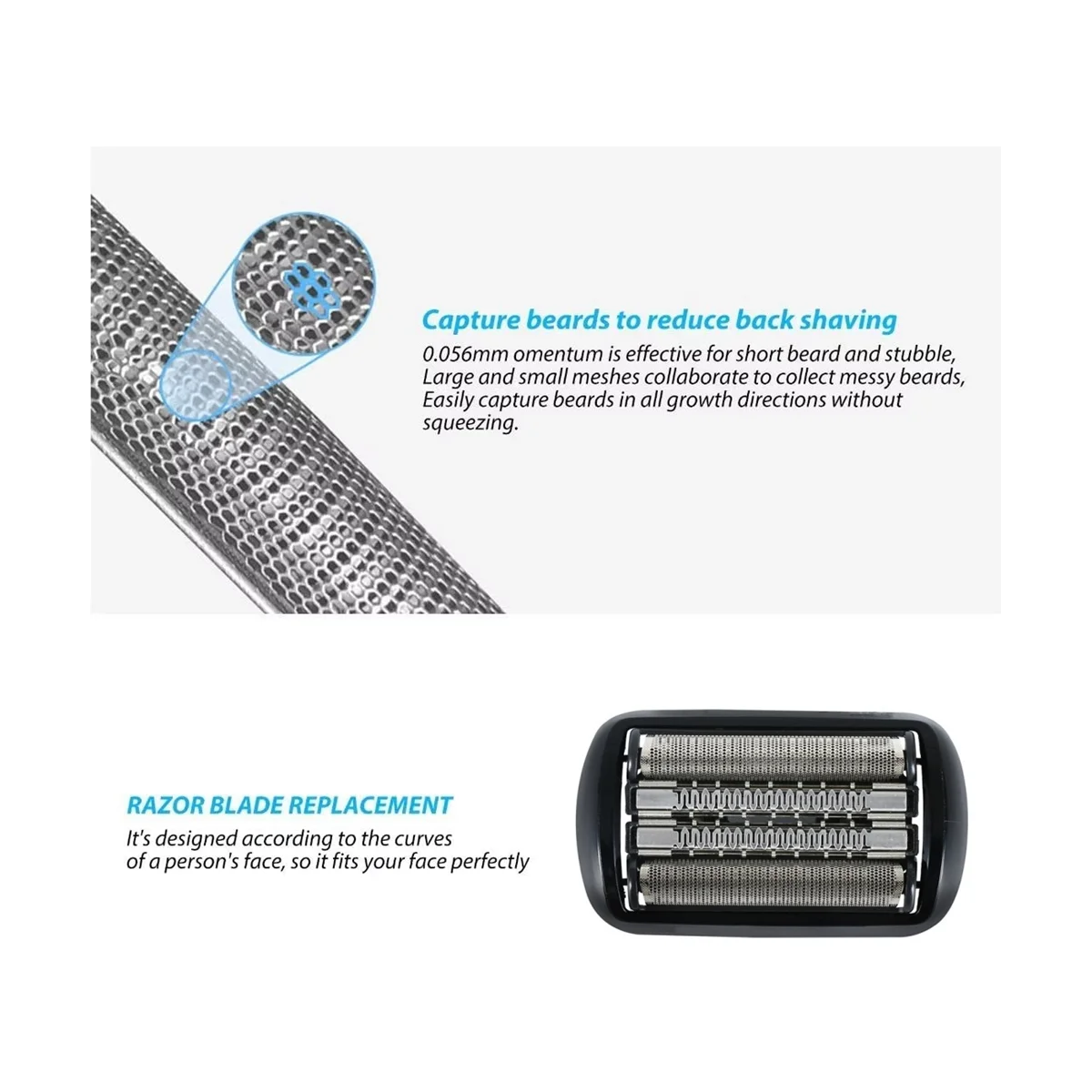 

Сменная головка 92B 90B для электробритвы Braun серии 9, 9290Cc, 9291Cc, 9370Cc, 9293S, 9385Cc