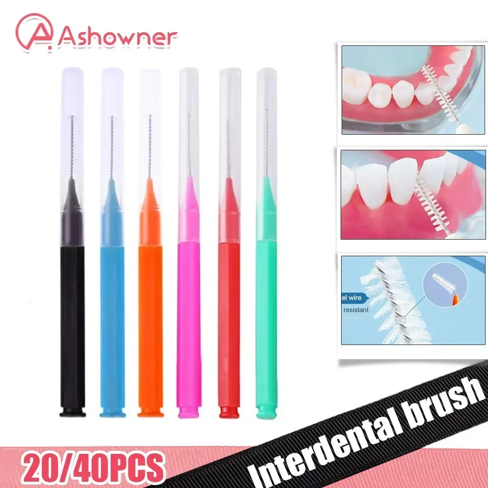 2040PcsInterdentalBrushesHealthCareTeethWhiteningInterdental