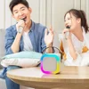 Bluetooth K12 Karaoke Machine Portable 5.3 PA Speaker System with 1-2 Wireless Microphones Home Family Singing Children's Gifts 4