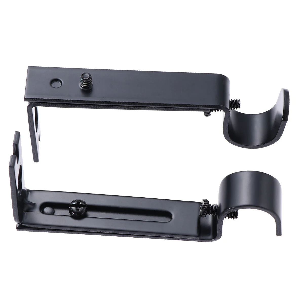 

19.05mm Adjustable Curtain Rod Curtain Pole Holder Curtain Drapery Rod Brackets