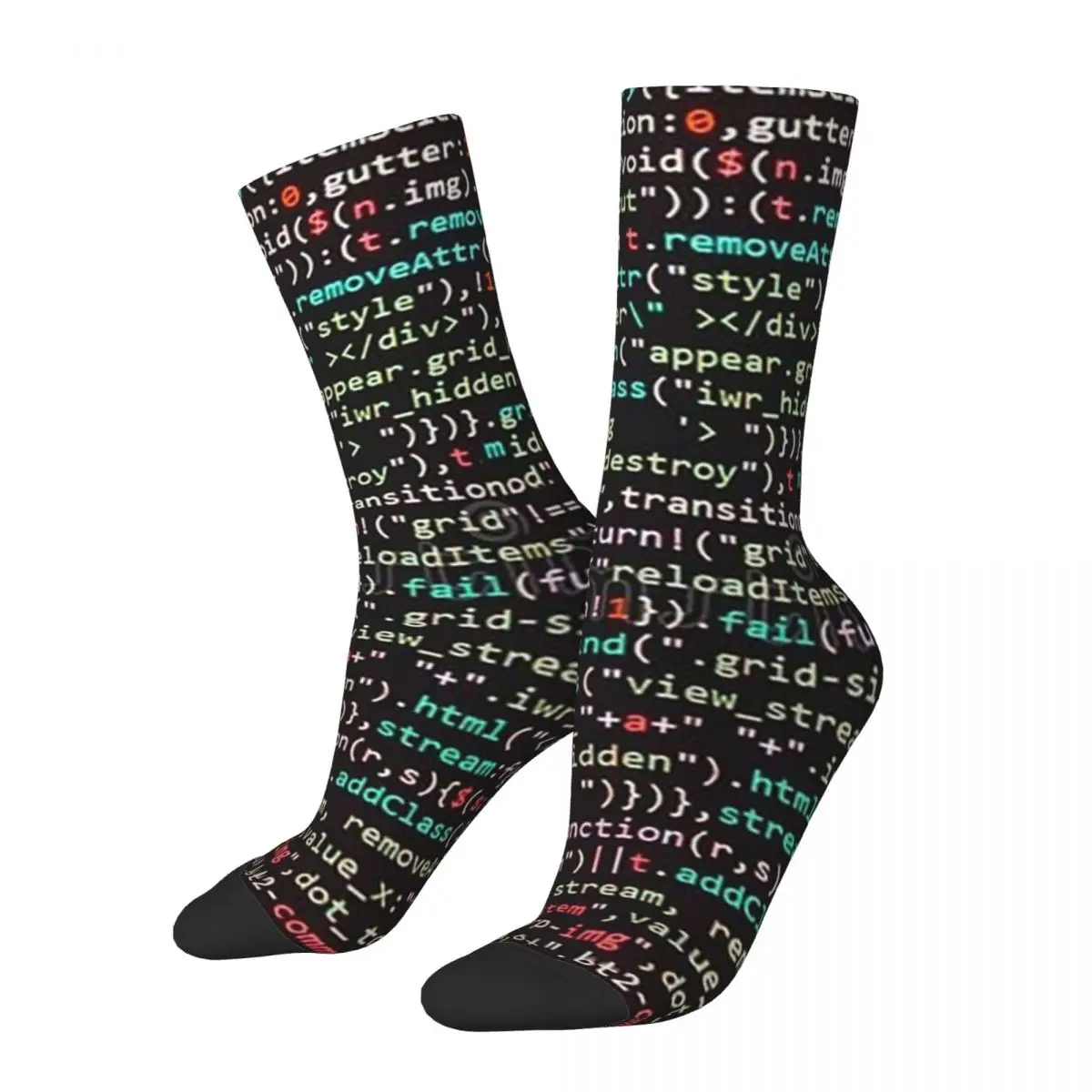 Java-Script-Code-Socks-Harajuku-Super-Soft-Stockings-All-Season-Long ...