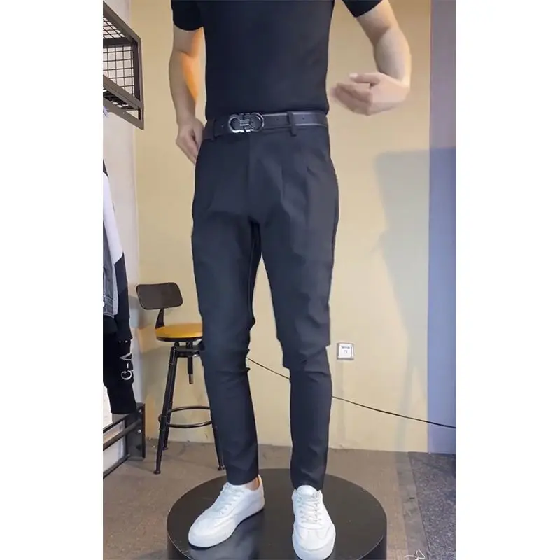 Tuta Primavera Ed Estate 2023 Nuovi Pantaloni Da Jogging Streetwear Da Uomo Pantaloni Casual Da Uomo Leggings Larghi Pantaloni Taglie Forti F104