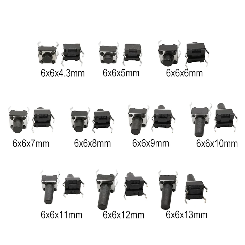 Micro Metakit 50 Microinterruttori Pulsante SMD/DIP - Mini Push - Foto 3