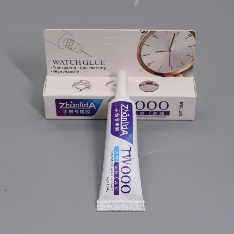 15ML TWOOO Watch Repair Glue Adhesive Waterproof Universal Clear Contact Glue DIY Crafts Phone Case Painting Stick Drill Diamond 6