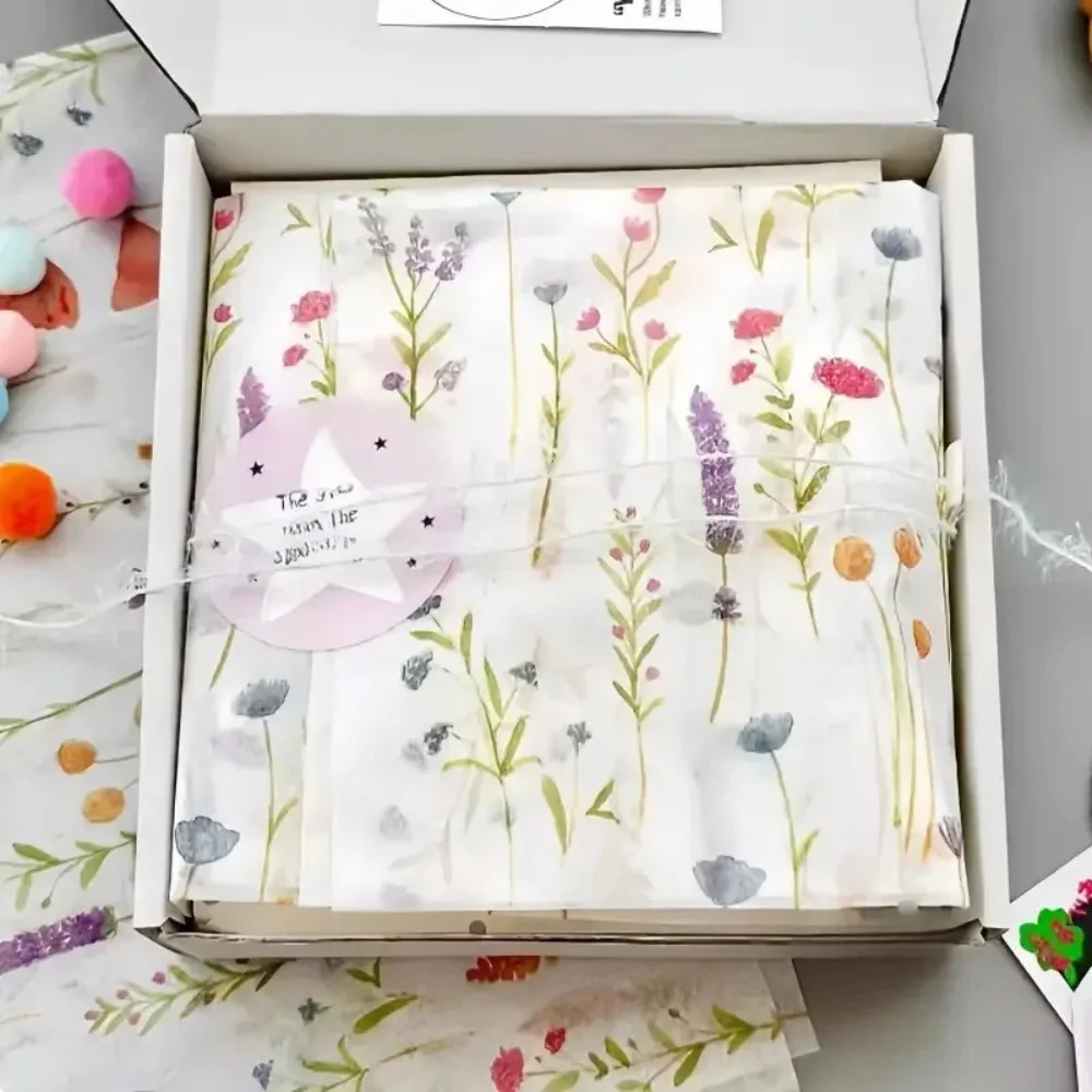 10 Stück handgeriebene Schleifen aus Sydney-Papier, Blumenverpackung, handgeknetetes Papier, Geschenkverpackung, Baumwollstruktur – Detail 5
