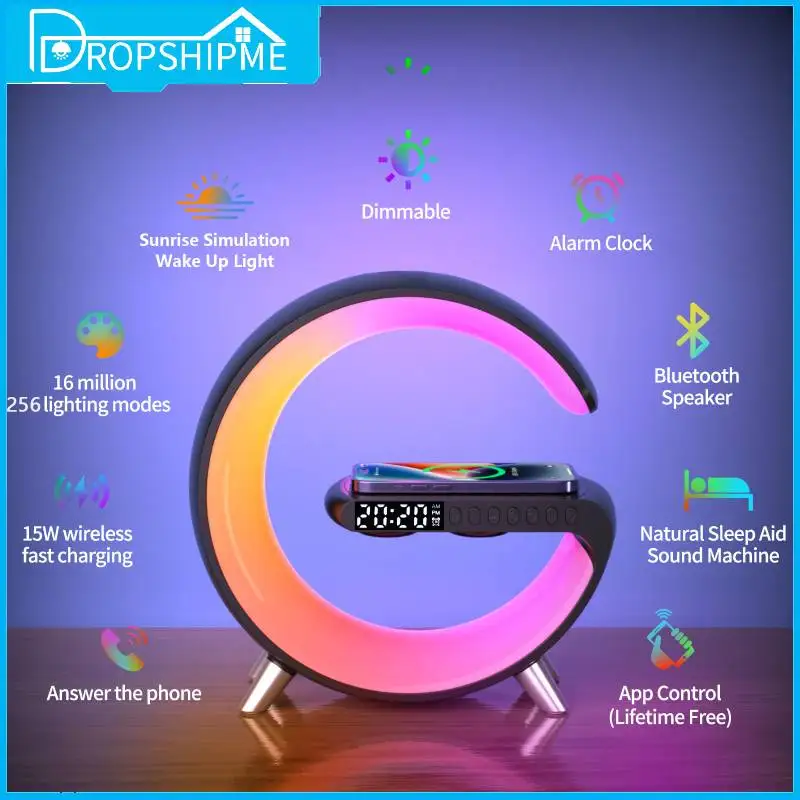 Wake Up Light Alarm Clock for Bedroom Sunrise/Sunset Digital Clock with