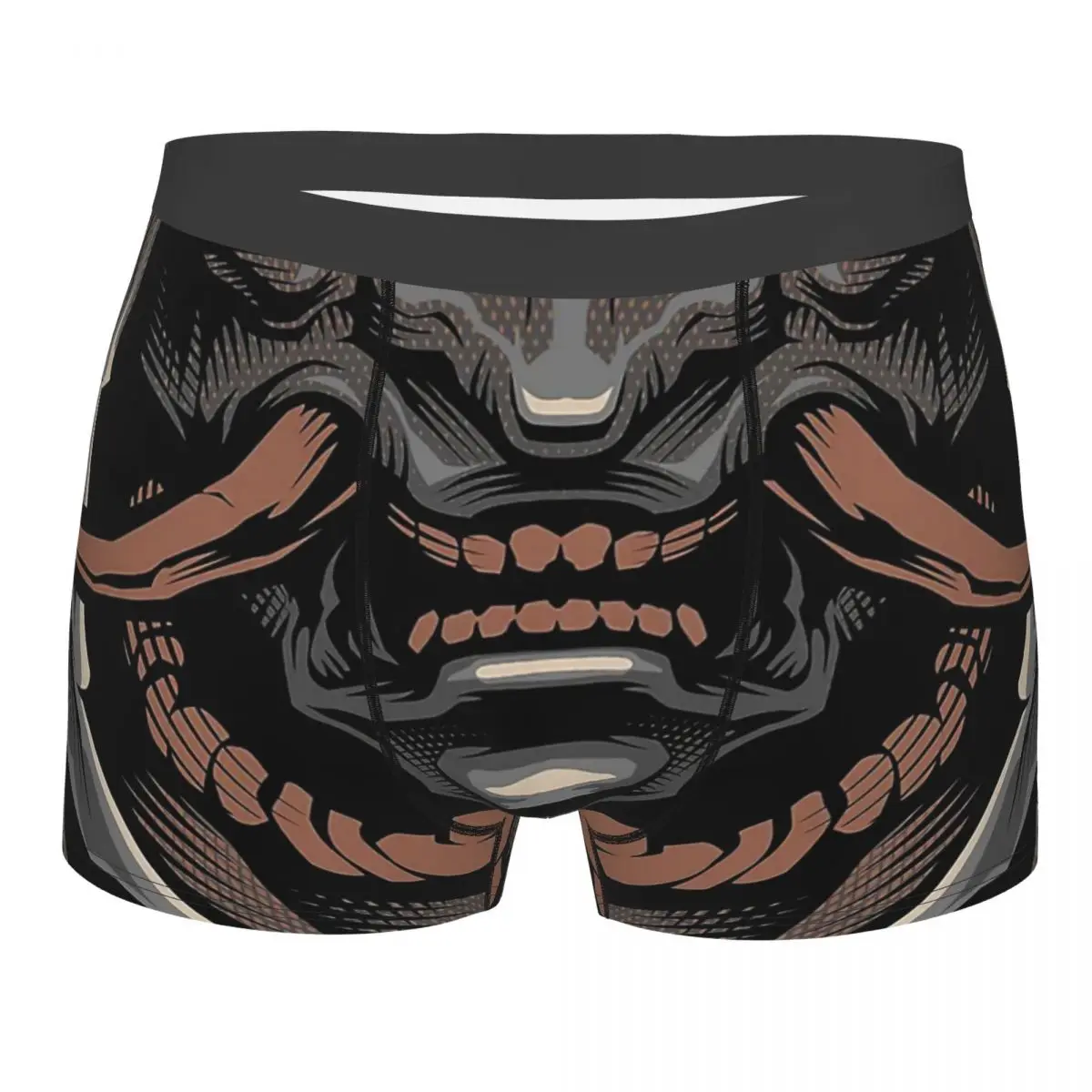 

HANNYA SAMURAI DEMON - DARK VERSION Underpants Breathbale Panties Male Underwear Print Shorts Boxer Briefs