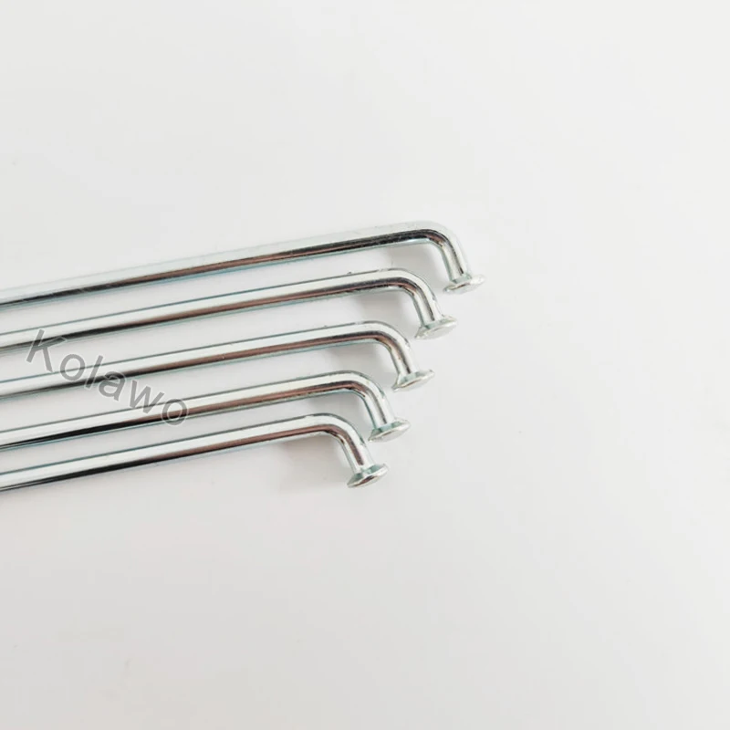 36Pcs Bike Electric Bicycle Spokes 10G 3.0mm Diameter E-Bike Motorcycle Spokes With Nipples 45-305mm Steel Bike Spoke Parts
