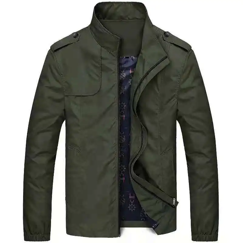 521741-bcf977.jpg Sbe8a0d8bd95b428b9be2fc6a6e566cc9C Men's casual windproof jacket Spring and Autumn new popular outdoor clothing standing slim military flight jacket Mallzona