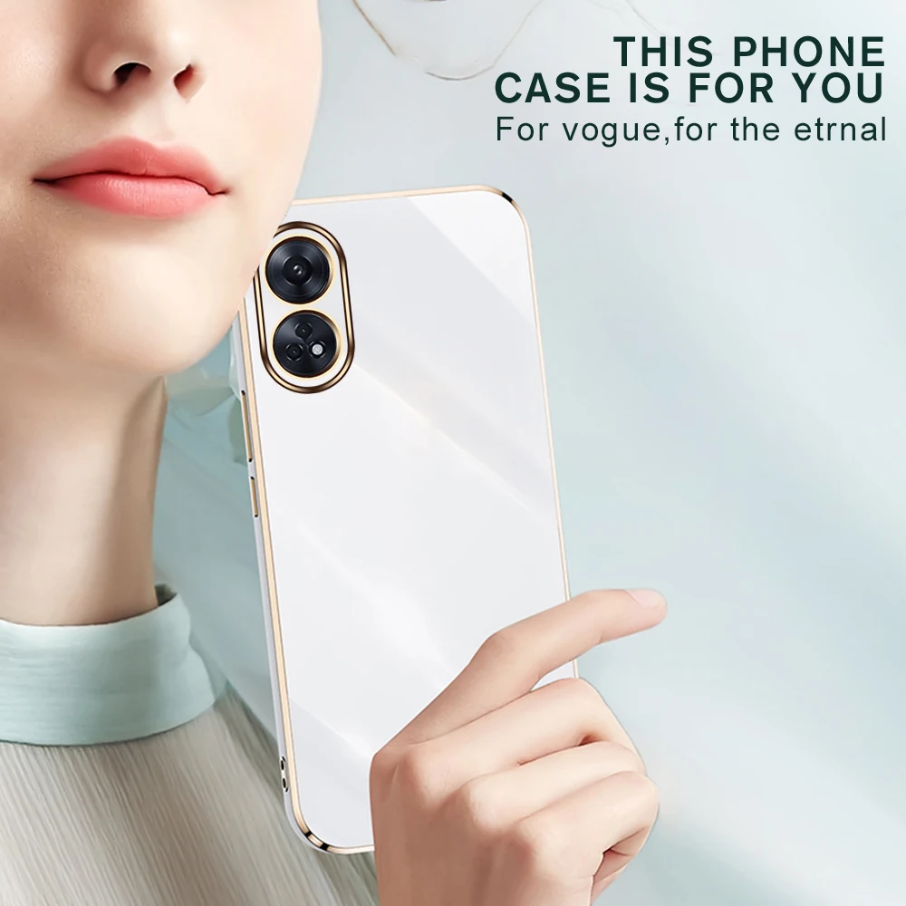 Case Cover Capas Camera Protect Shockproof Coque For Oppo Reno8 T 4G